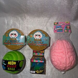 Squeezy Brain Toy Lot